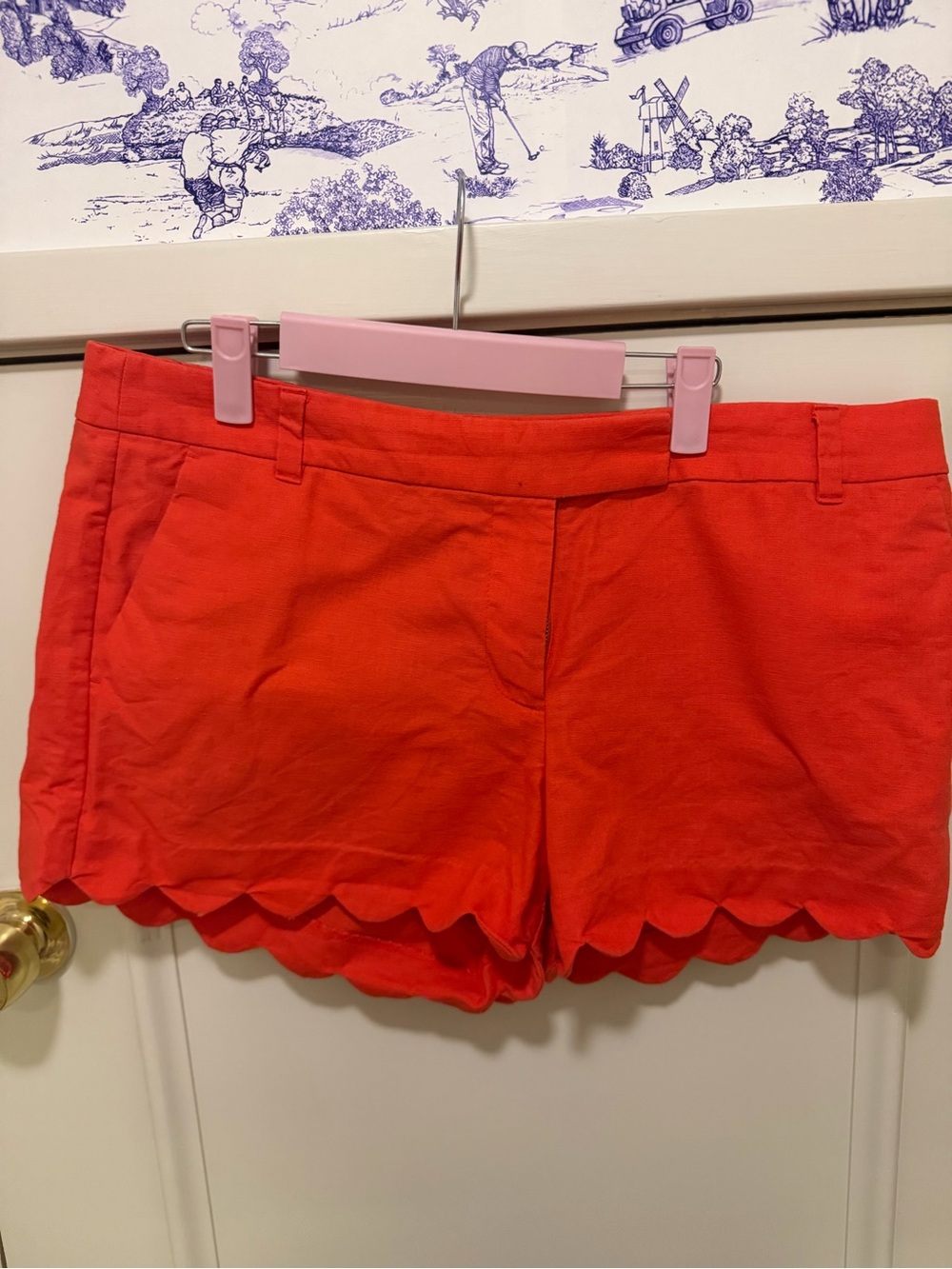 J.Crew Mercantile 14 Scalloped Hem Flat Front Shorts